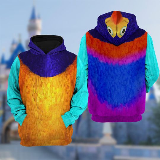 Discover Disney Kevin From Up Costume Hoodie, Pixar Up Halloween Costume Tee, Up Women Men Cosplay T-Shirt, Halloween Cosplay Hoodie, Kevin Costume