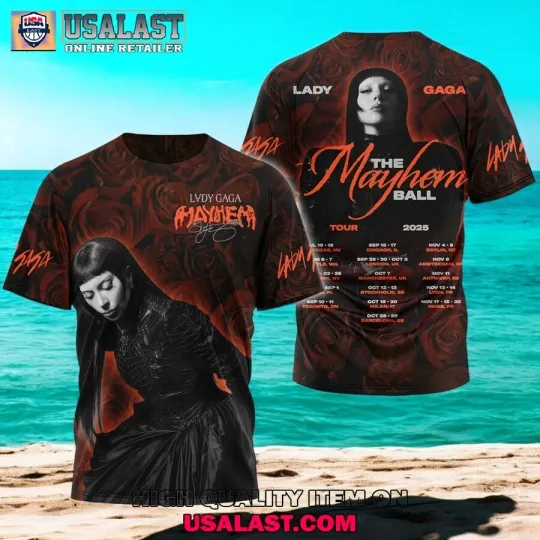 Discover Ld ga The Mayhem Ball 2025 Tour 3D Shirt