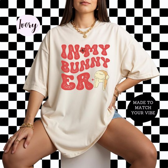 Discover In My Era Shirt, Bunny Shirt, Puerto Rico Merch, Hibiscus Shirt, Fan Shirt, Puerto Rico Shirts, Trending Shirts, Concert Shirt, Music Shirt