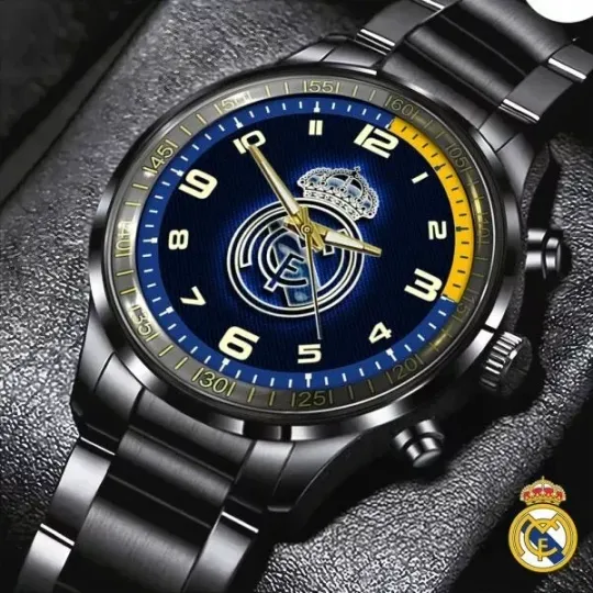 Discover Re.al Madrid CF Black Stainless Steel Watch