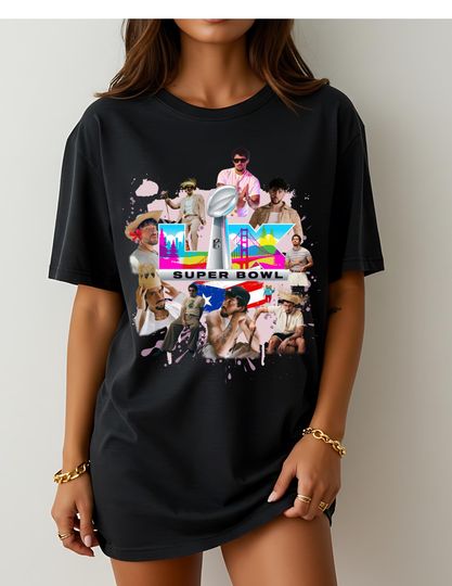 Discover baD BunNy Halftime Show Gilden Tshirt
