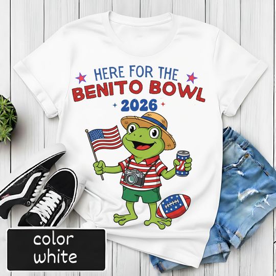 Discover Benito Bowl 2026 T-Shirt Puerto Rican Football Hispanic Pride Gift