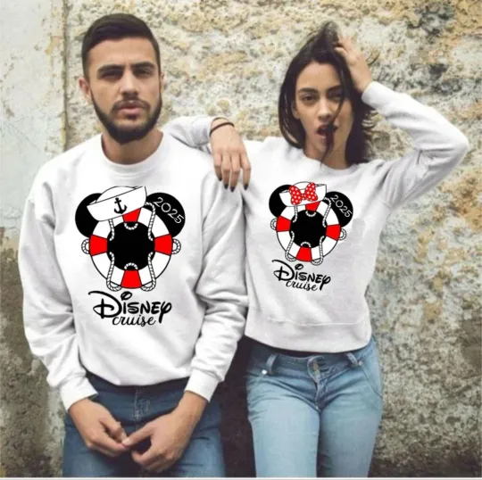 Disney Cruise Sweatshirt and Top, Family Vacation 2025 Jumper