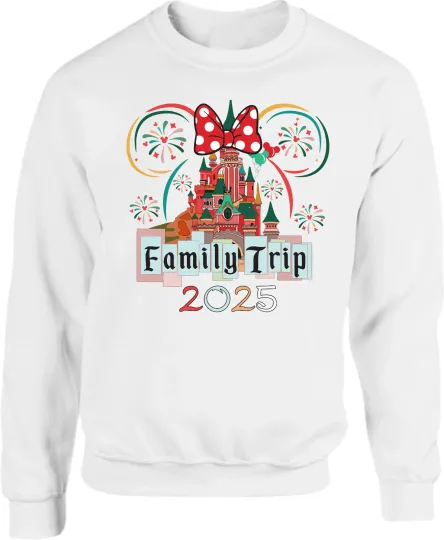 Discover Disney Family Trip 2025 Jumper, Disney Family Vacation 2025 Sweatshirt Top