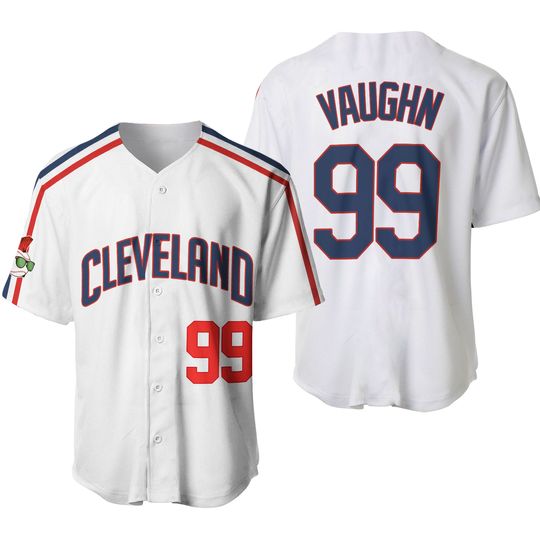 Cleveland Indians Rick Vaughn #99 Major League Movie Jersey