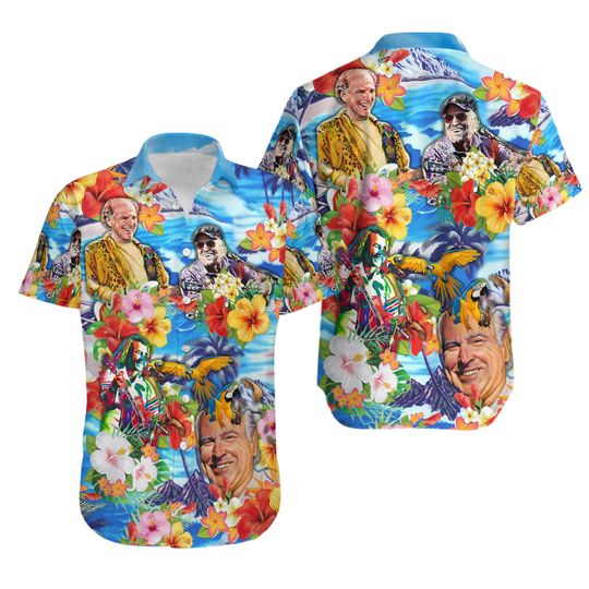Jimmy Buffett Memorial HAWAIIAN Shirt, Sail On Jimmy Buffett Fan Gift, Parrothead