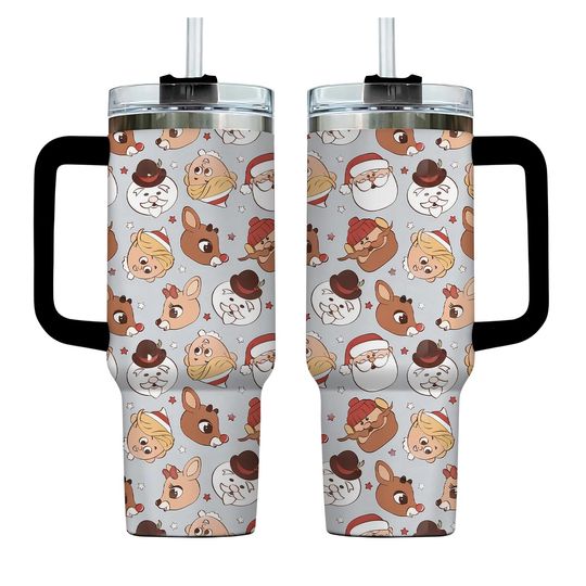 Rudolph Christmas 40oz Tumbler | Christmas Gift | Birthday Gift