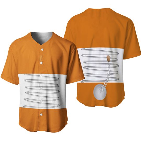 Toy Story Slinky Dog Baseball Jersey, Disney Slinky Costume Shirt, Dog Movie Cosplay Shirt, Disneyworld Baseball Shirt, Halloween Gift