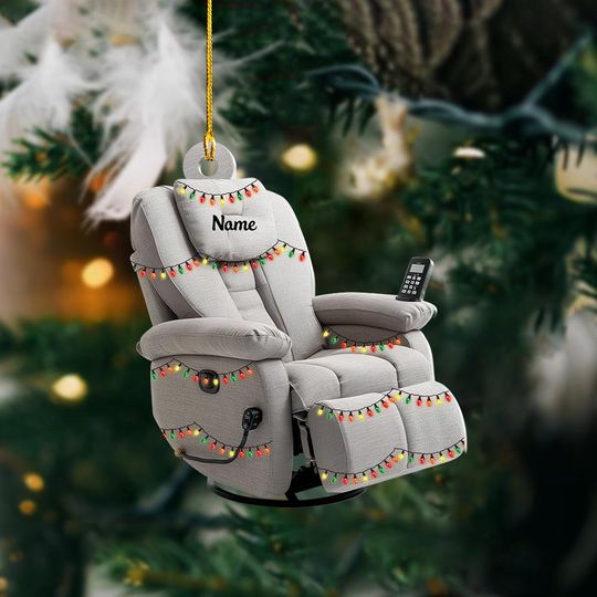 Discover Personalized Massage Chair Ornament, Massage Chair Christmas Ornament, Recliner Chair Ornament, Massage Theraphy Ornament Gift
