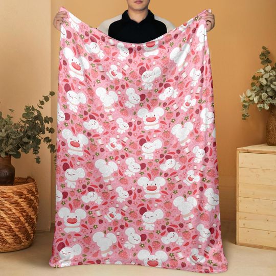 Discover Maushold Fleece Blanket, Cozy Throw Blanket For Bedroom Decor, Soft Cotton Baby Blanket, Home Decor Family Blanket, Maushold Blanket Gift