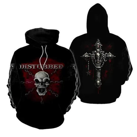 Discover Disturbed 3D hoodie shirt gift for fan