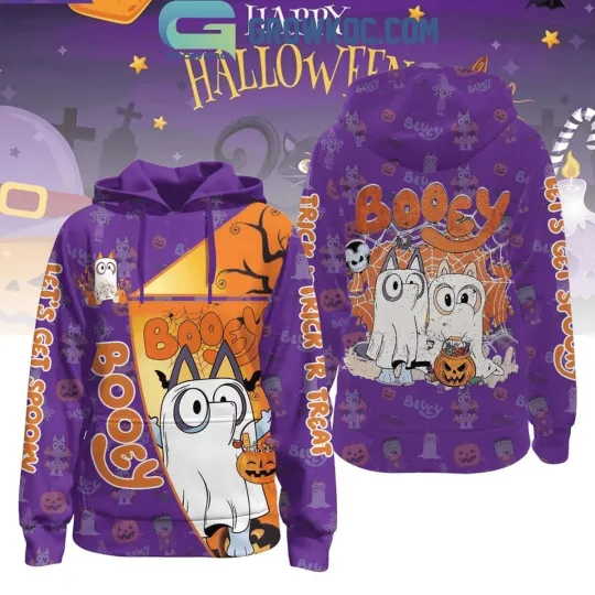 BlueyDad Boo Booey Trick Or Treat Halloween Hoodie