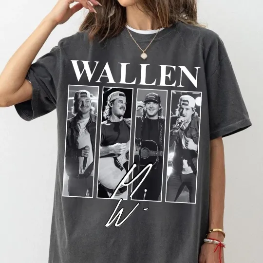 Discover Wallen Western Tour 2025 T-Shirt, Morgan Merch