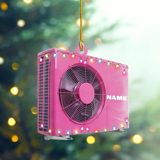 Discover Personalized Air Conditioner System Ornament, Air Conditioner Christmas Ornament, Air Conditioner Hanging Ornament Xmas Decor ID-1128-OETL