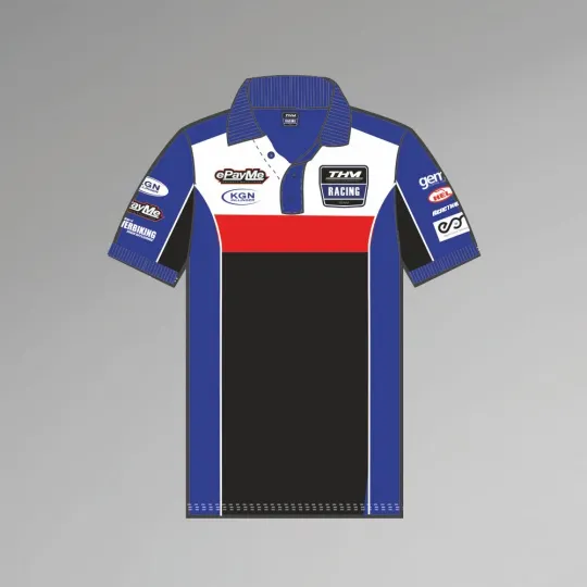 Discover Official THM Yamaha Team Mans Polo Shirt