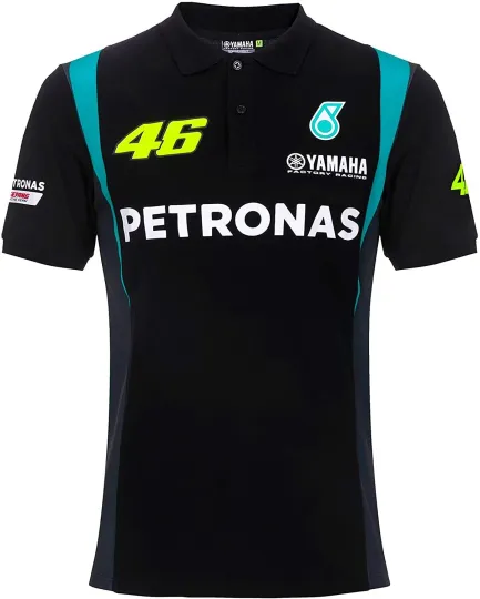 Discover VR46 Official Valentino Rossi Petronas Yamaha Polo Shirt - PVMPO 414404