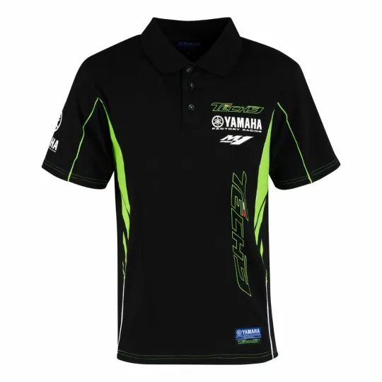 Discover Official Tech 3 Yamaha Team Polo Shirt - 18T3YAM-AP1