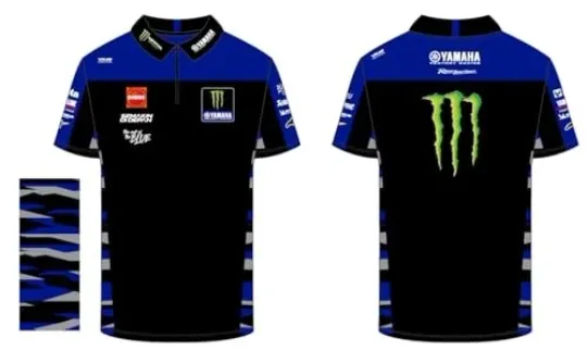 Discover VR46 Yamaha Polo Replica 2024 Men's MotoGP XL Official Team Racing