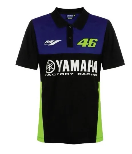 Discover YAMAHA '46 BLUE POLO SHIRT
