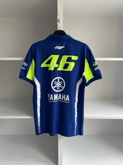 Discover Vintage Yamaha Racing Big Logo polo T-Shirt