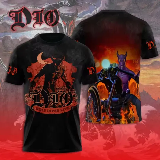 Discover SALE Heavy Metal Rock Dio Band 3D Print T-shirt
