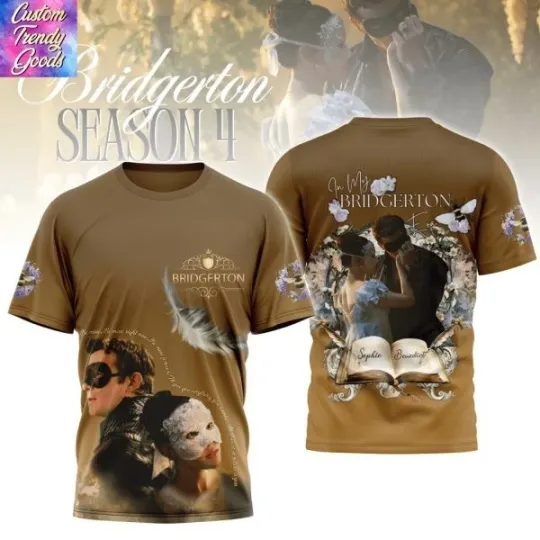 Discover Bridgerton Season 4 Sophie Benedict 3D T-Shirt