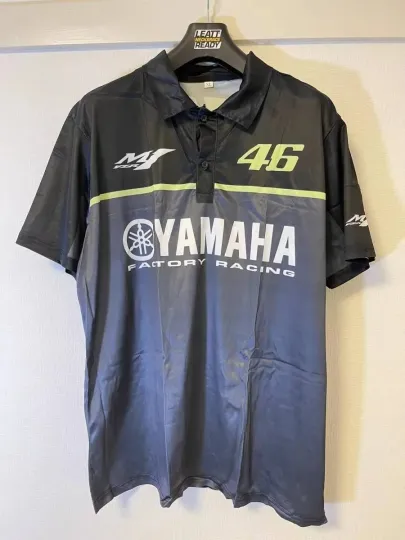 Discover Unused Size M MotoGP YAMAHA VR46 Racing Polo Shirt Road racing LTD From JAPAN◎