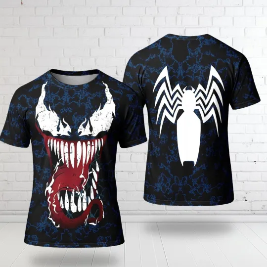Venom 3D Halloween Costume T-Shirt