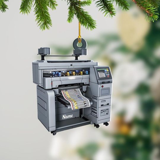 Discover Copier Cartridge Printing Machine Christmas Ornament, Copier Printing Gift Ornament, Electronic Device Copy Machine Ornament TD-1021-PF5L