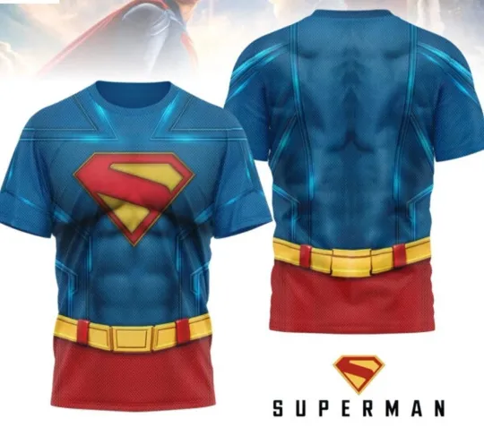 2025 Superman 3D T-Shirt