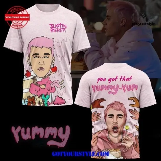 Justin Bieber You Got That Yummy Limited 3D T-Shirt