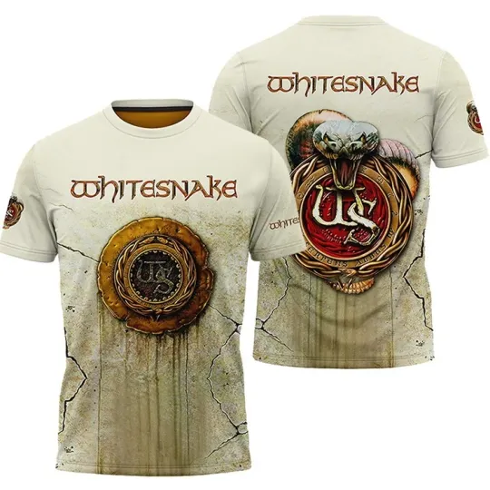 Whitesnake Limited Edition 3D Unisex T-Shirt
