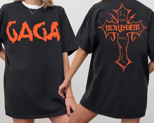 Vintage LD GA Mayhem Tour T-Shirt - Gaga Concert Merch
