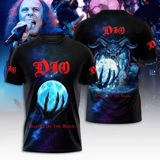Discover Heavy Metal Rock Dio Band 3D Print T-shirt