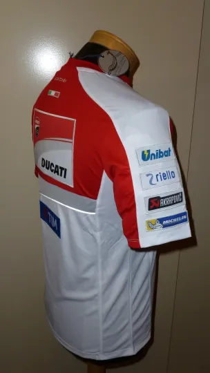 Discover 2016 Ducati Motogp Team Issue T-Shirt, Andrea Dovizioso / Iannone, Casey Stoner.