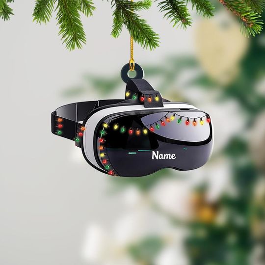 Discover Personalized VR Headset Christmas Ornament, Virtual Reality Ornament, VR Controller Ornament, Metaverse Holiday Ornament Gift ID-1113-ywdj