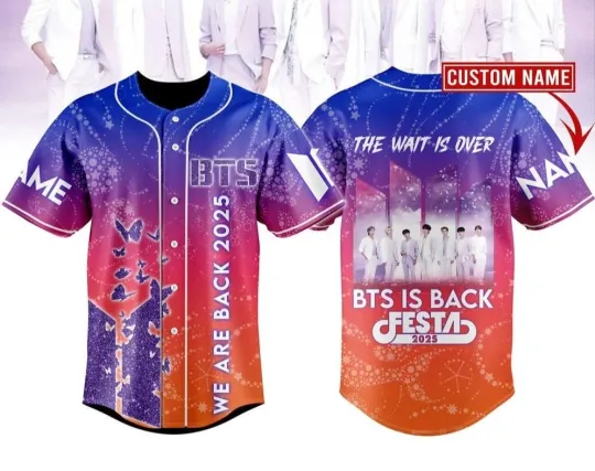 Discover B-T-S Come Back Limited Edition Baseball Jersey