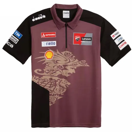 Discover Ducati Mugello Replica Moto GP 25 Mens Polo Shirt Limited Edition BRAND NEW 2025