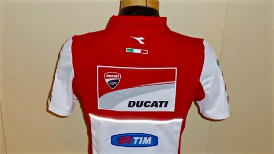 Discover 2015 Ducati Motogp Team Issues Only Polo Shirt Andrea Dovizioso / Andrea Iannone