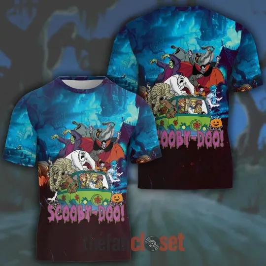 Scooby-Doo Halloween Shirt 3D Full Size Gift For Friend