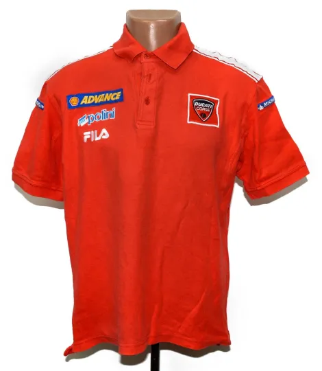 Motor.GP RACING TEAM DUCATI CORSE POLO SHIRT, Ducaatii Merch, Gift for Fan