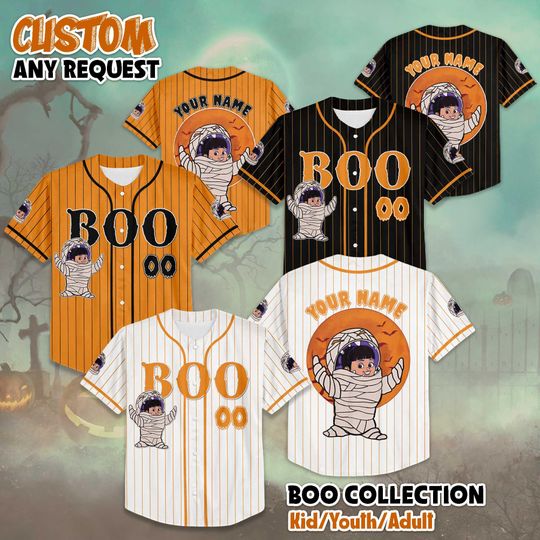Discover Personalized Boo Monsters, Inc Halloween Shirt, Cute Disney Costume Tee