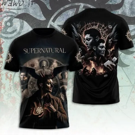 Supernatural 2025 3D T-Shirt Gift For Fan Full Size