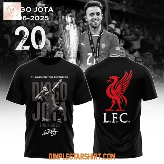 Discover Diogo Jota Thank You 1996-2025 Shirt