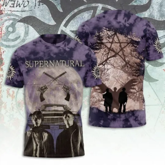 Supernatural 3D Twoside Shirt Unisex