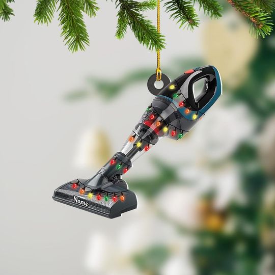 Discover Personalized Handheld Vacuum Ornament, Vacuum Cleaner Christmas Ornament, Housekeeping Ornament Gift Cleaner Ornament Xmas Gift ID-1203-MHNP