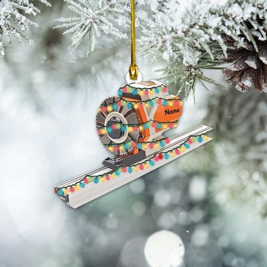 Discover Personalized Miter Saw Ornament, Miter Saw Christmas Ornament, Arborist Ornament, Handyman Ornament Gift, Mechanic Ornament TD-1031-NVCY