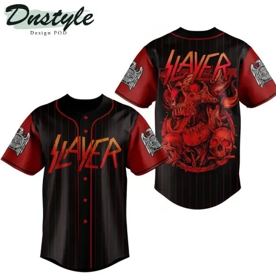 Discover Slayer Band 3D All Over Printed Baseball Jersey