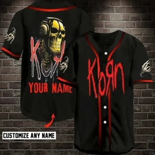 Korn Band Customize Baseball Jersey