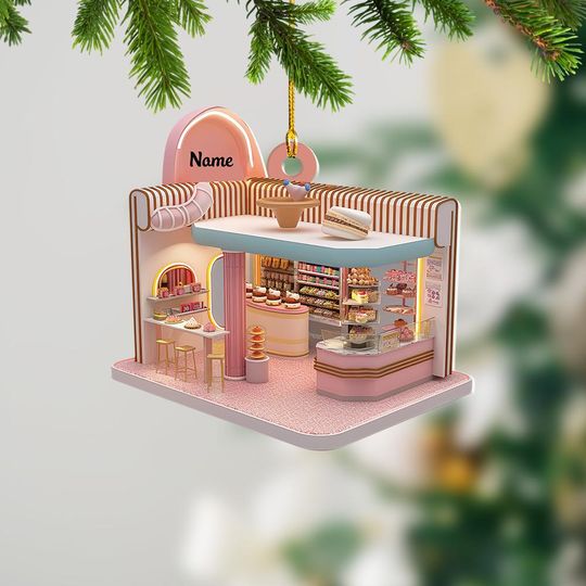Discover Candy Store Christmas Ornament, Christmas Tree Decor, Loved Candy Store Ornament, Hanging Ornament Gift TD-1101-MPH1